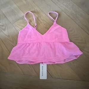 Blanco by Nature - Pink A line tank Size S - NWT